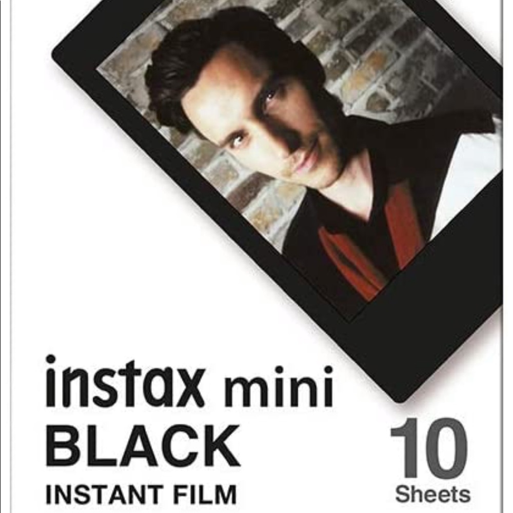 Fujifilm Instax Mini Black Film - 10 Exposures